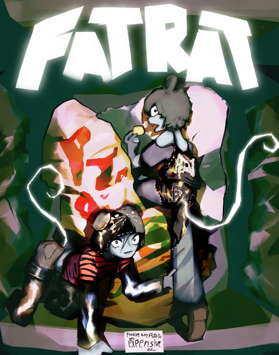 個性強めのかっこいい一枚絵を描きます "Dope as hell"なイラストを提供しますれ イメージ1