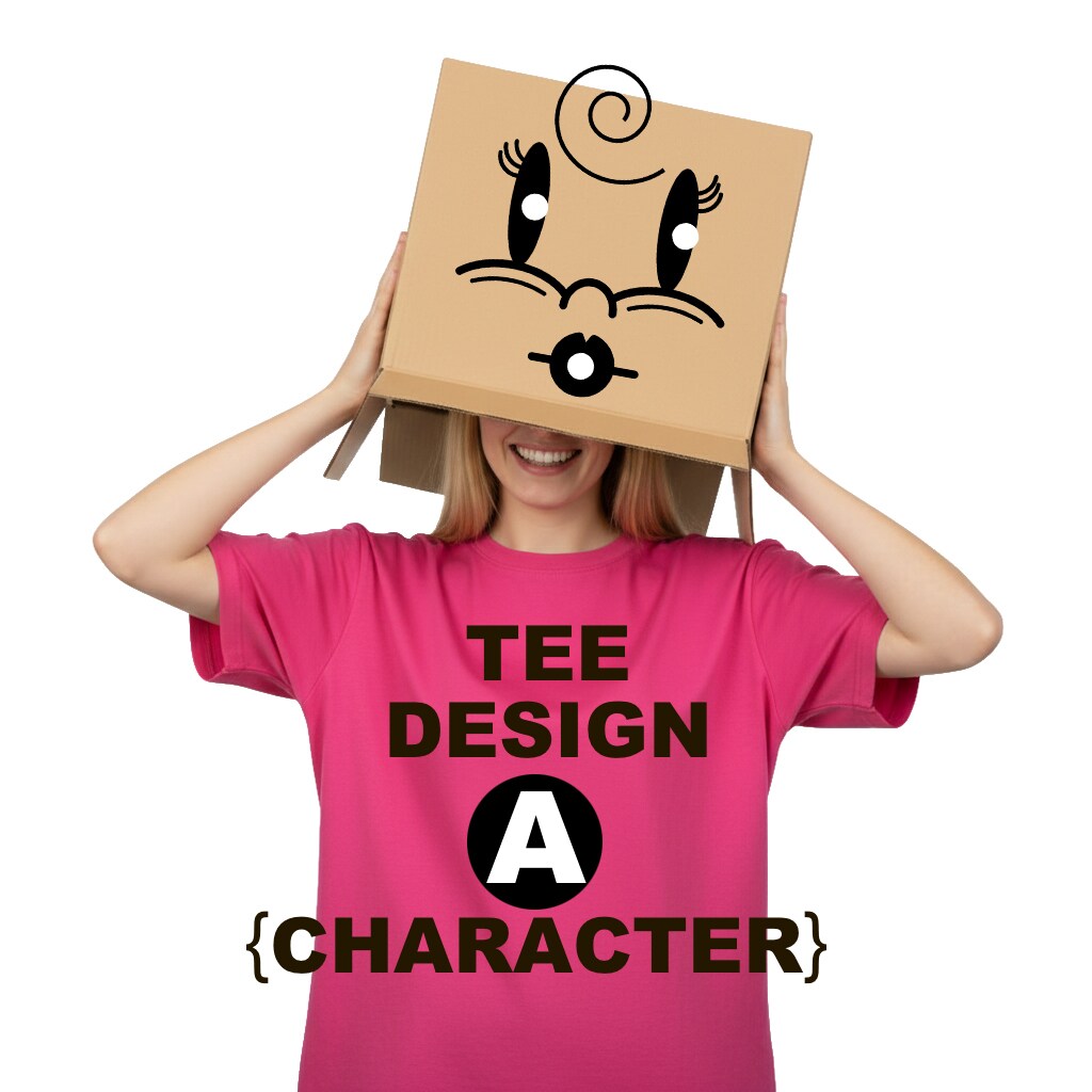 キャラクターメインのお洒落なTシャツデザインします どこで買ったのと聞かれる、プロスペックなTシャツデザイン イメージ1