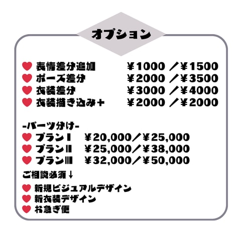 活動者様向け！立ち絵イラスト描きます パーツ分け◎｜配信アプリ対応｜商用利用込み イメージ5