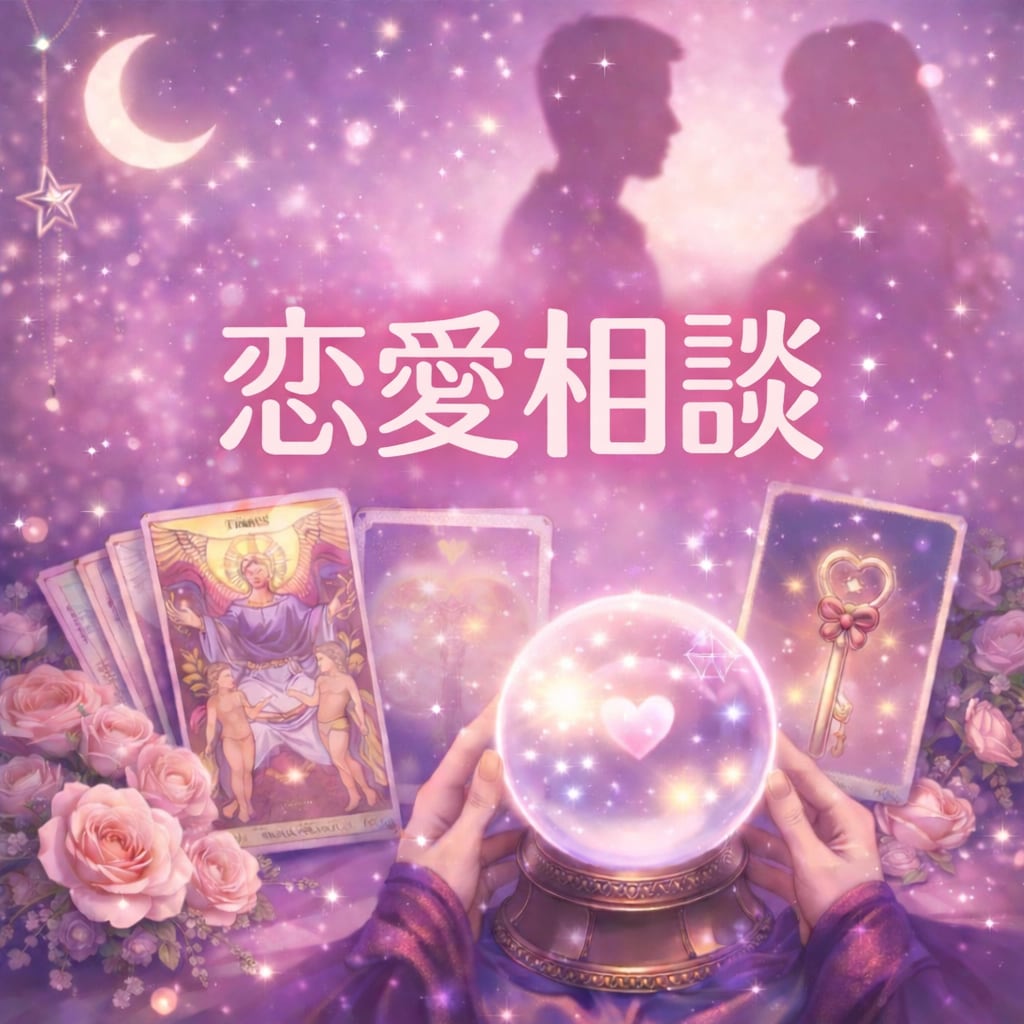 あなたの恋愛、委ねてみませんか。相談承ります 恋愛専門の占い師として、あなたの心に寄り添って鑑定します。 イメージ1