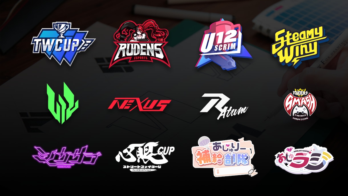 Vtuber様のアニメーションオーバーレイ作ります 企業様との実績あり！ロゴ、小物なども作れます！ イメージ1