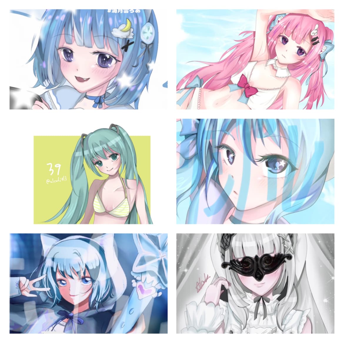 配信画面向けに(追加料金なし)描きます VTuberさん活動応援します！ イメージ2