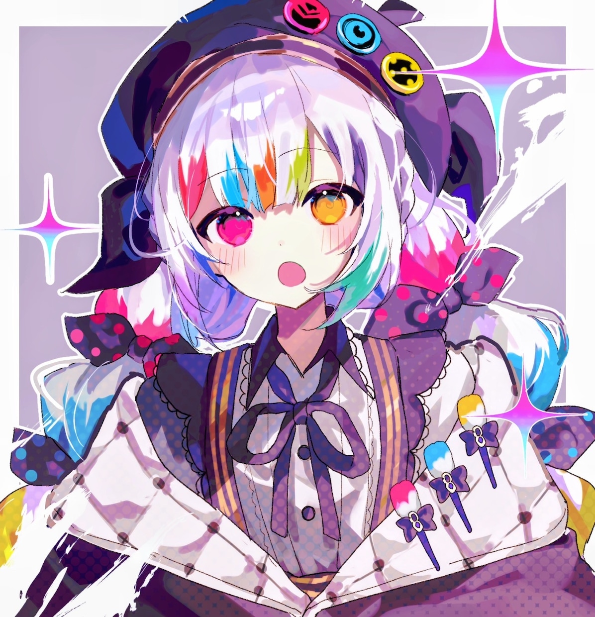 可愛いアイコン・一枚絵・詰め込みイラストを描きます SNSアイコンや記念イラストにお勧めです✧*｡ イメージ3