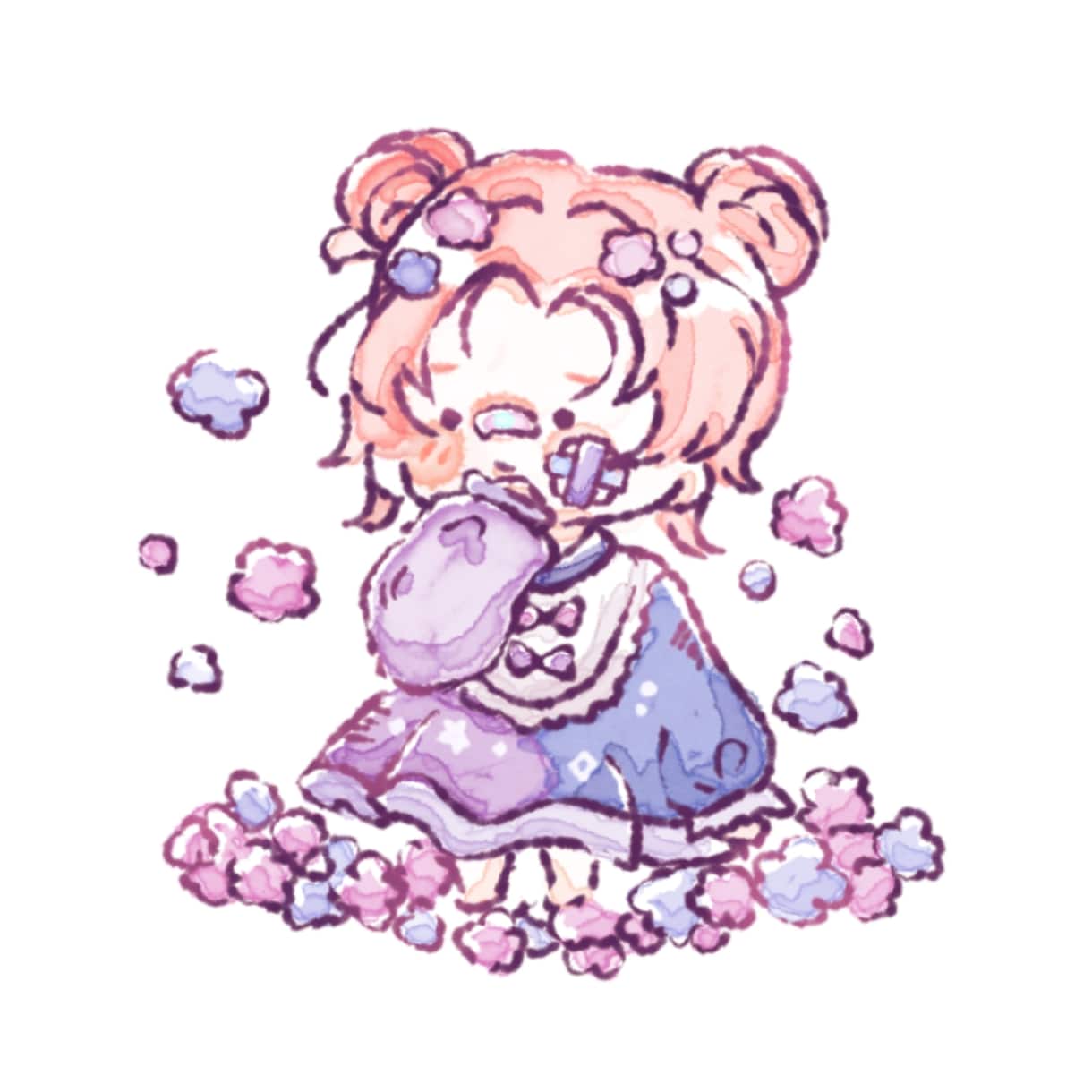 ゆるふわなイラスト描きます 最短即日で絵本のようなゆるいイラストお描きします イメージ3