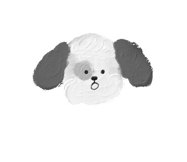 オイルパステル風　優しい雰囲気で愛犬の絵を描きます ふんわりほっとする。オイルパステル風のやさしいペットイラスト イメージ7