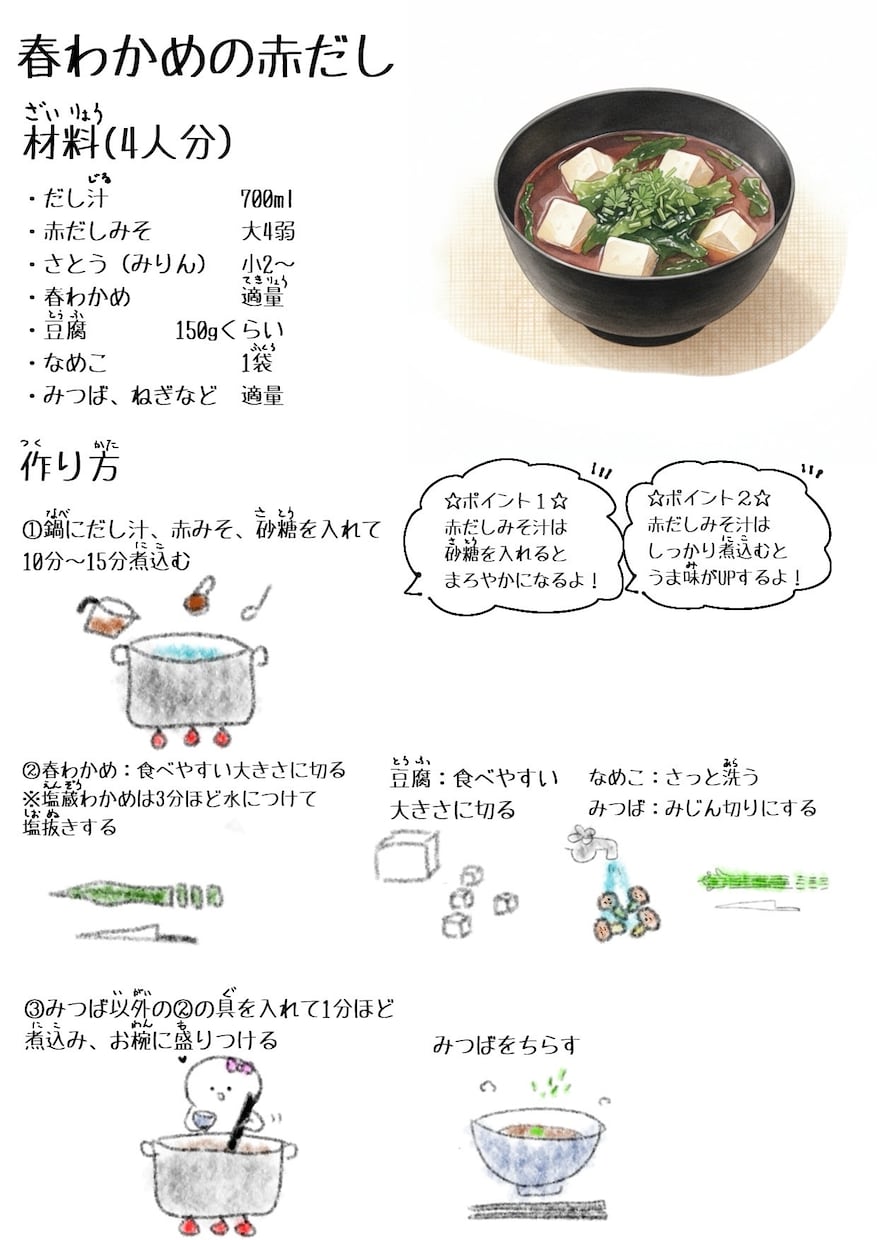 お料理教室で使うレシピの作成承ります 教室のコンセプトに合わせてデザインします イメージ3