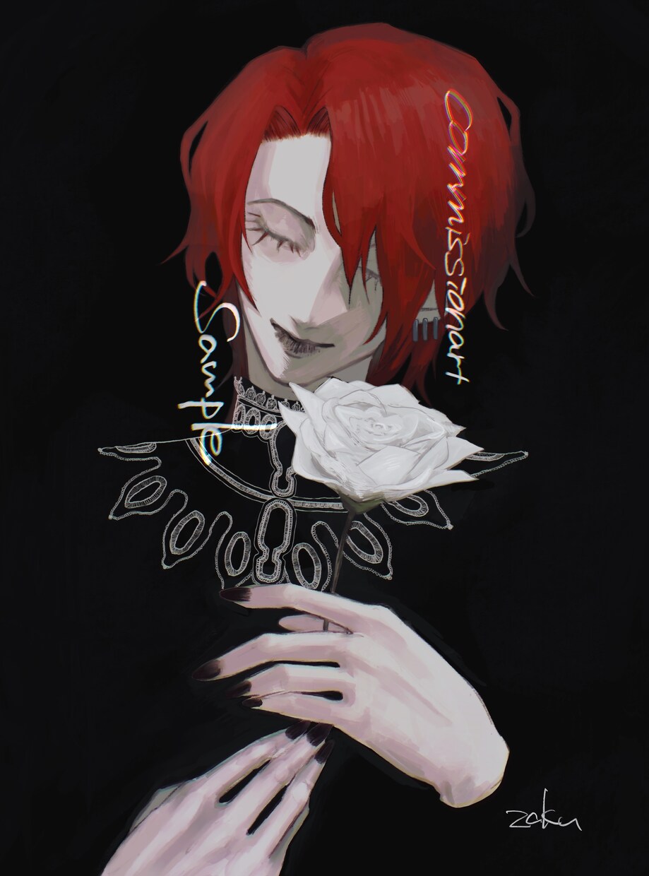 魅力的なアイコンイラストを描きます 中性的や、人外も得意です。魅力的に描けます。 イメージ2