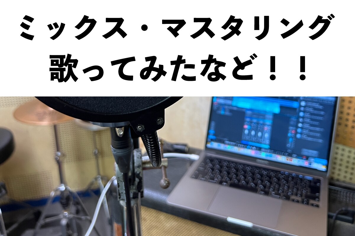 歌のみからオリ曲まで！コスパ良いmix対応します 依頼するのが初めての方も丁寧に対応します！ イメージ1