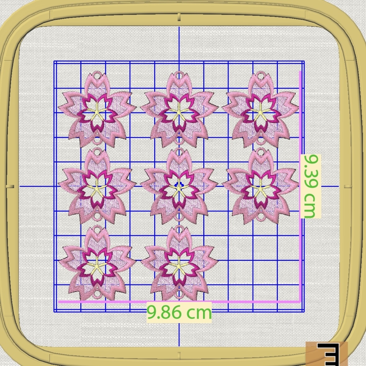 ジャノメ製刺繍ミシンの刺繍データの作成代行致します 自作の刺繍、ぬいぐるみ、ワッペン等の刺繍にいかがですか？ イメージ2