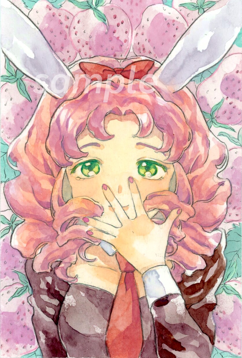 アナログ水彩で温かみのあるイラスト描きます SNSのアイコン・一枚絵などに◎ イメージ4
