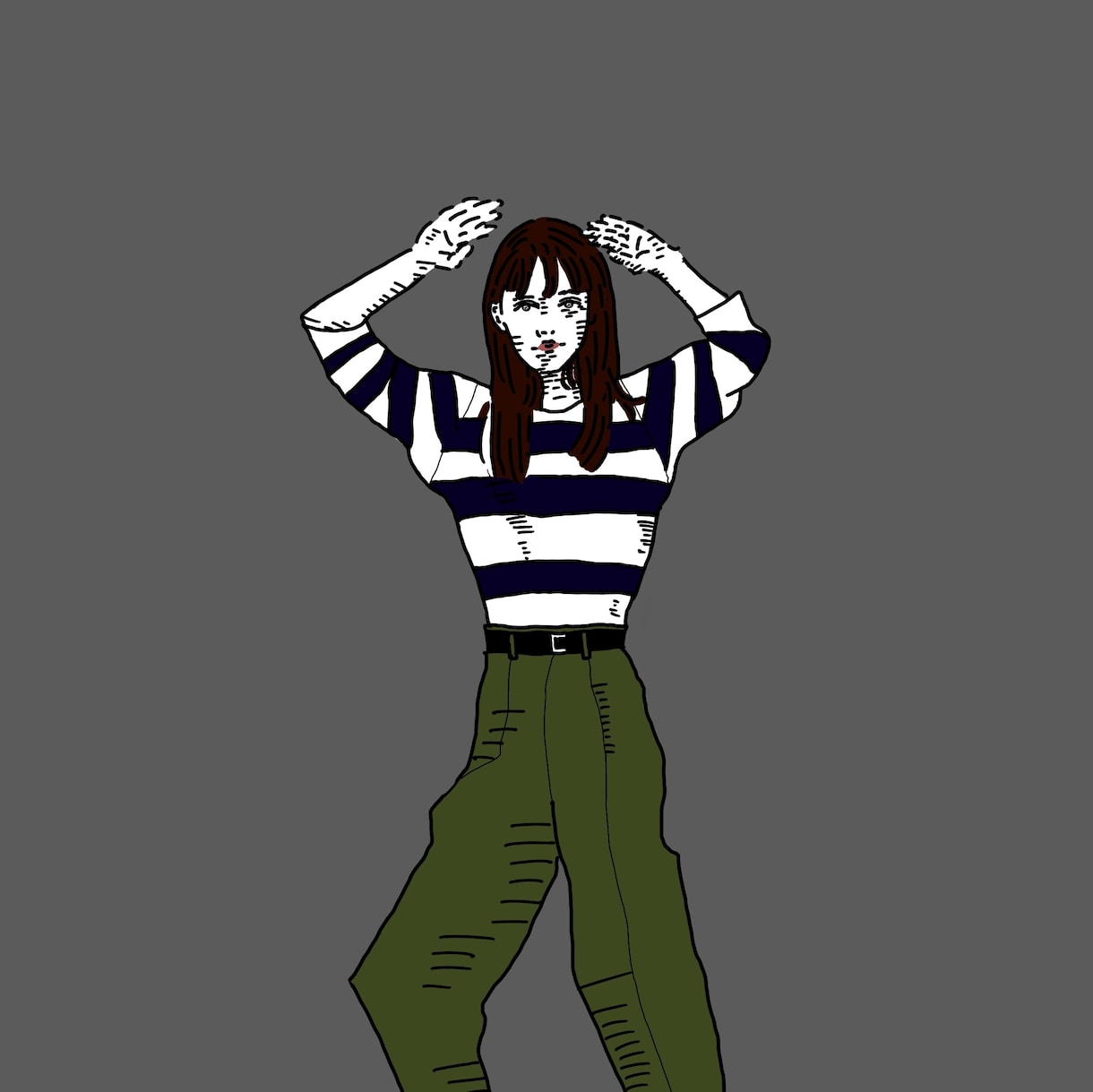 モダンポップな可愛いイラストやロゴを描きます モダン風のポップさとどこか死んだ魚のような目が特徴のデザイン イメージ5