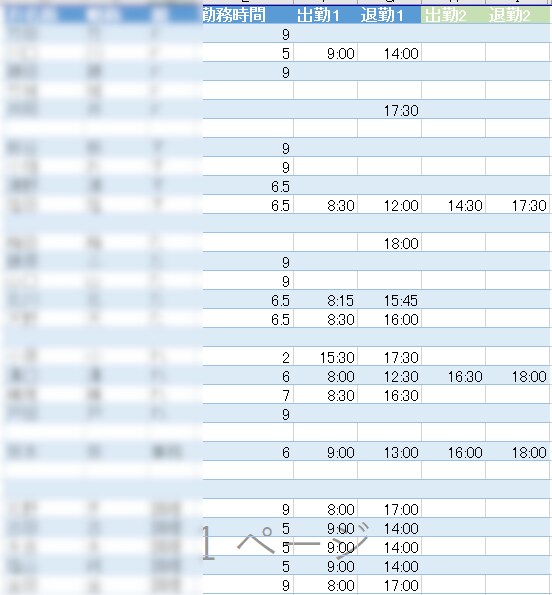 保育園の先生のシフト表作成を効率化します 保育園のお仕事の働き方改革に役立つソフトです イメージ1