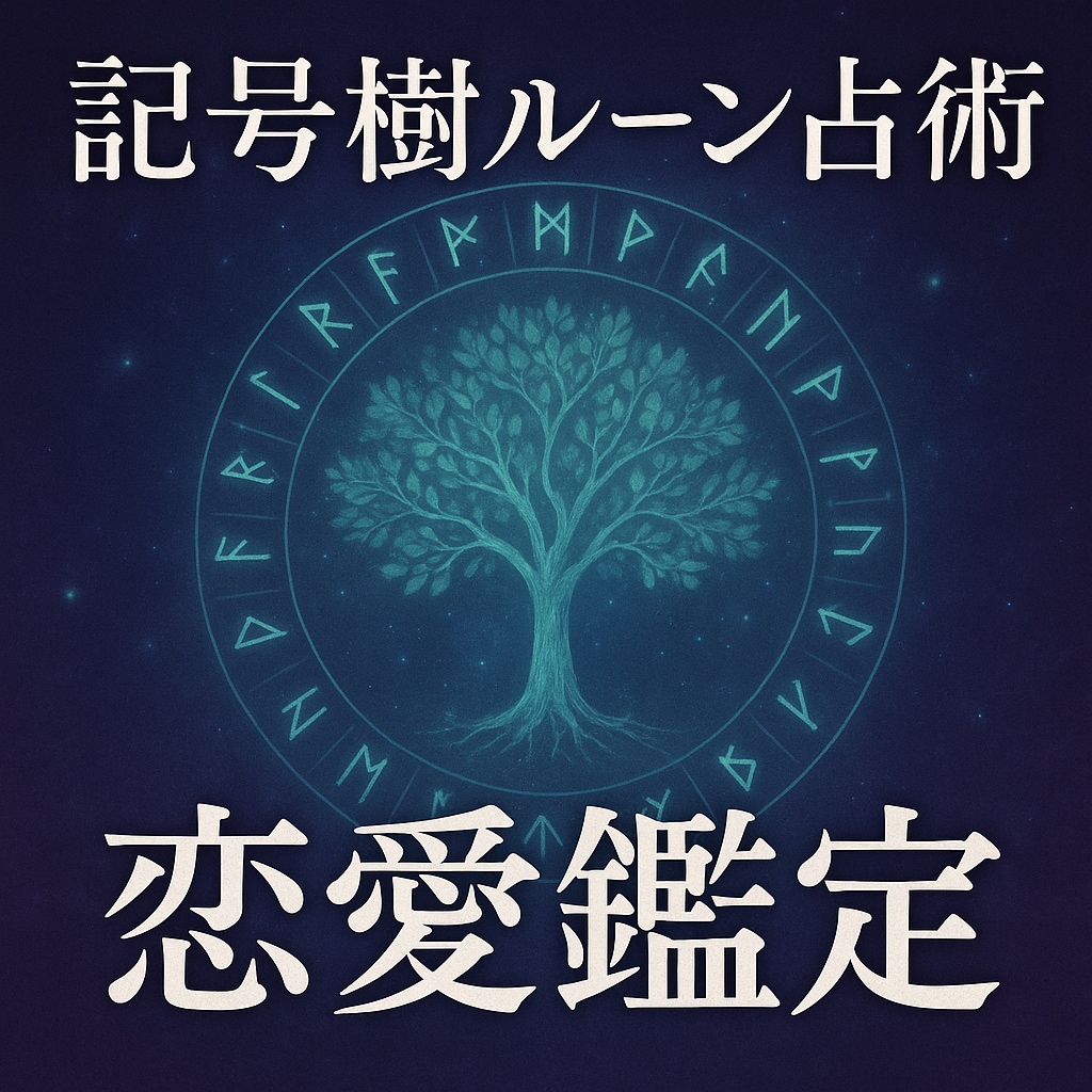 記号樹ルーン占術であなたの恋愛を鑑定します 北辰の力により過去・未来を鑑定し、氣づきをお伝えいたします。 イメージ1