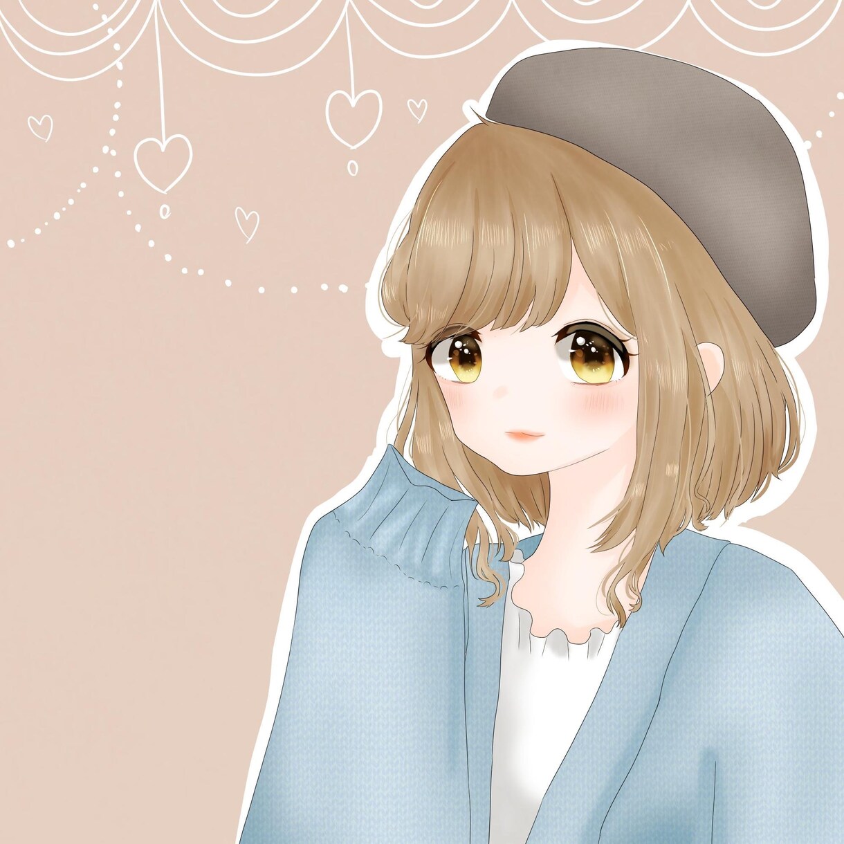 あなたの可愛らしい似顔絵描きます 幸せそうな、可愛らしい雰囲気のイラストにぜひ！ イメージ2