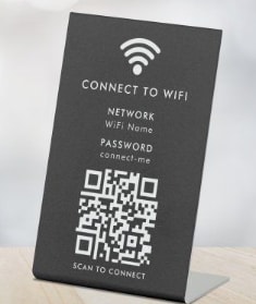 QRコードのプレートを作ります 電子マネーの支払いやWifiのQRコードにどうぞ イメージ2