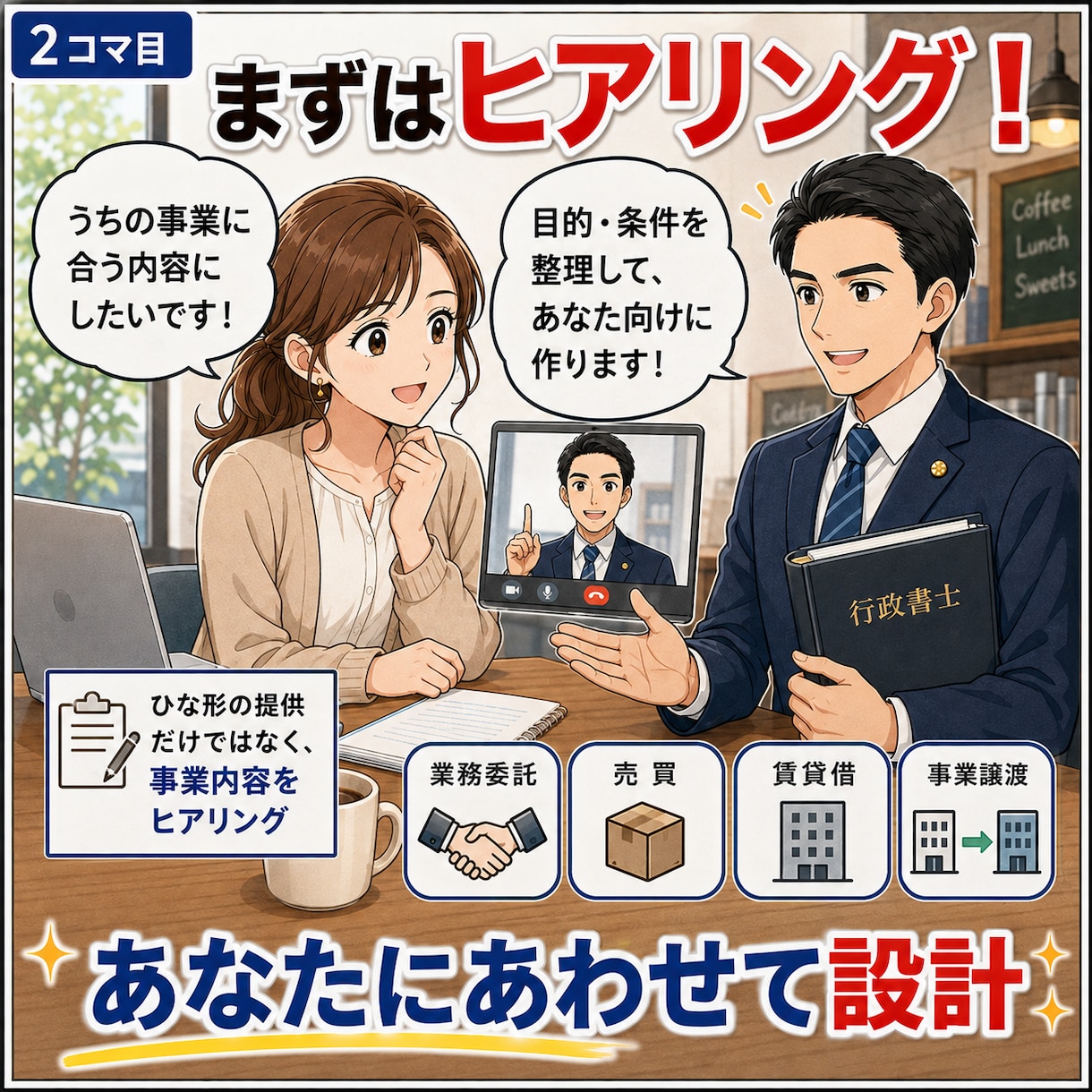 行政書士があなたにあわせた契約書作成します 法律系 国家資格 行政書士があなたのビジネスを応援します イメージ4