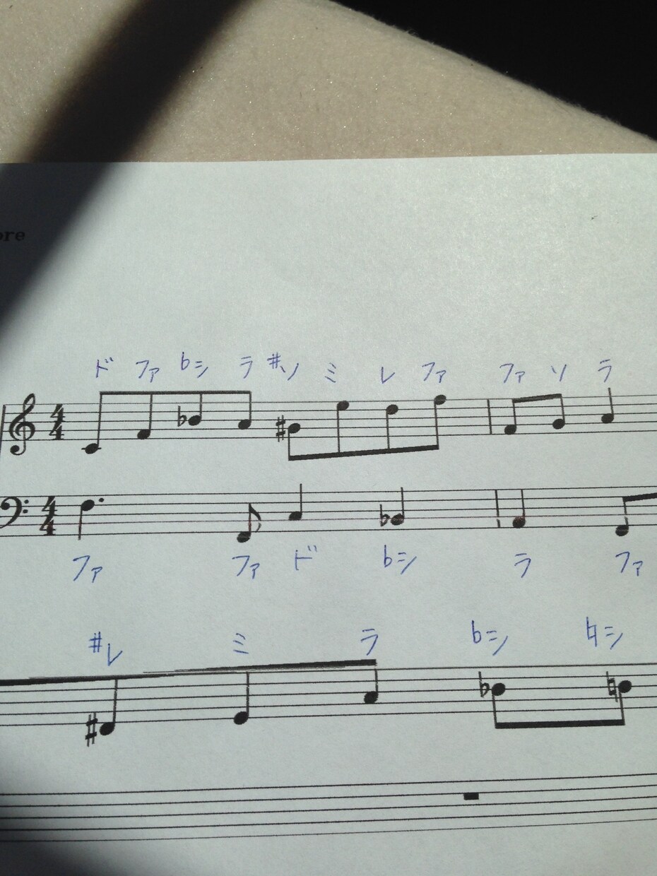楽譜にドレミ書きこみます 音符がまだスラスラ読めない方に。楽語の翻訳も！ イメージ1