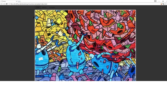 ホームページ制作（アーティスト、フォトグラファーの方）致します。【スマホ/ＰＣ対応】【簡単】【リーズ イメージ3