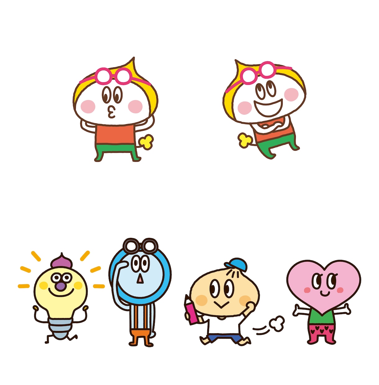ゆるくてかわいいキャラクター作成します 【30年以上の実績！】経験豊富なプロがキャラを作成します！ イメージ4