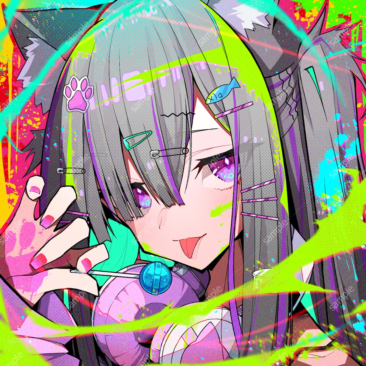 オリジナルアイコン描きます 似たような絵柄のアイコンは嫌だなぁ…と思いませんか？ イメージ7