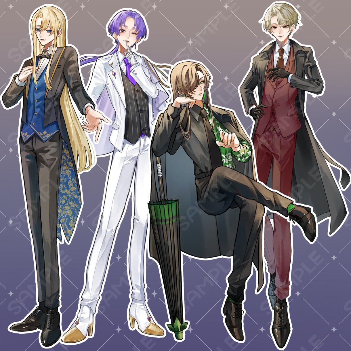 厚塗り風　ゲーム・TRPG立ち絵 制作致します 日常からファンタジーまで　柔らかい質感の立ち絵制作致します！ イメージ3
