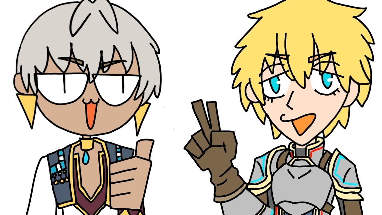 デフォルメイラストを短期間で作成します カートゥーン風！アイコン、立ち絵にも！！ イメージ2