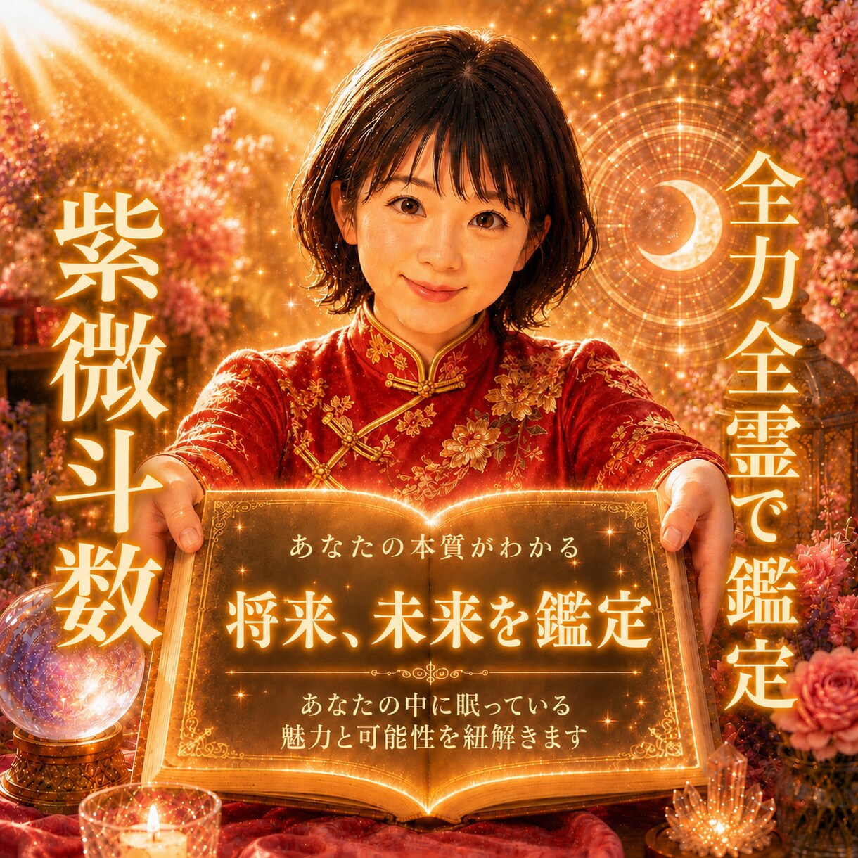 紫微斗数♥️ バイオリズムと将来未来鑑定します ✨本質を鑑定し、カウンセリングにて違和感を解消します✨ イメージ1