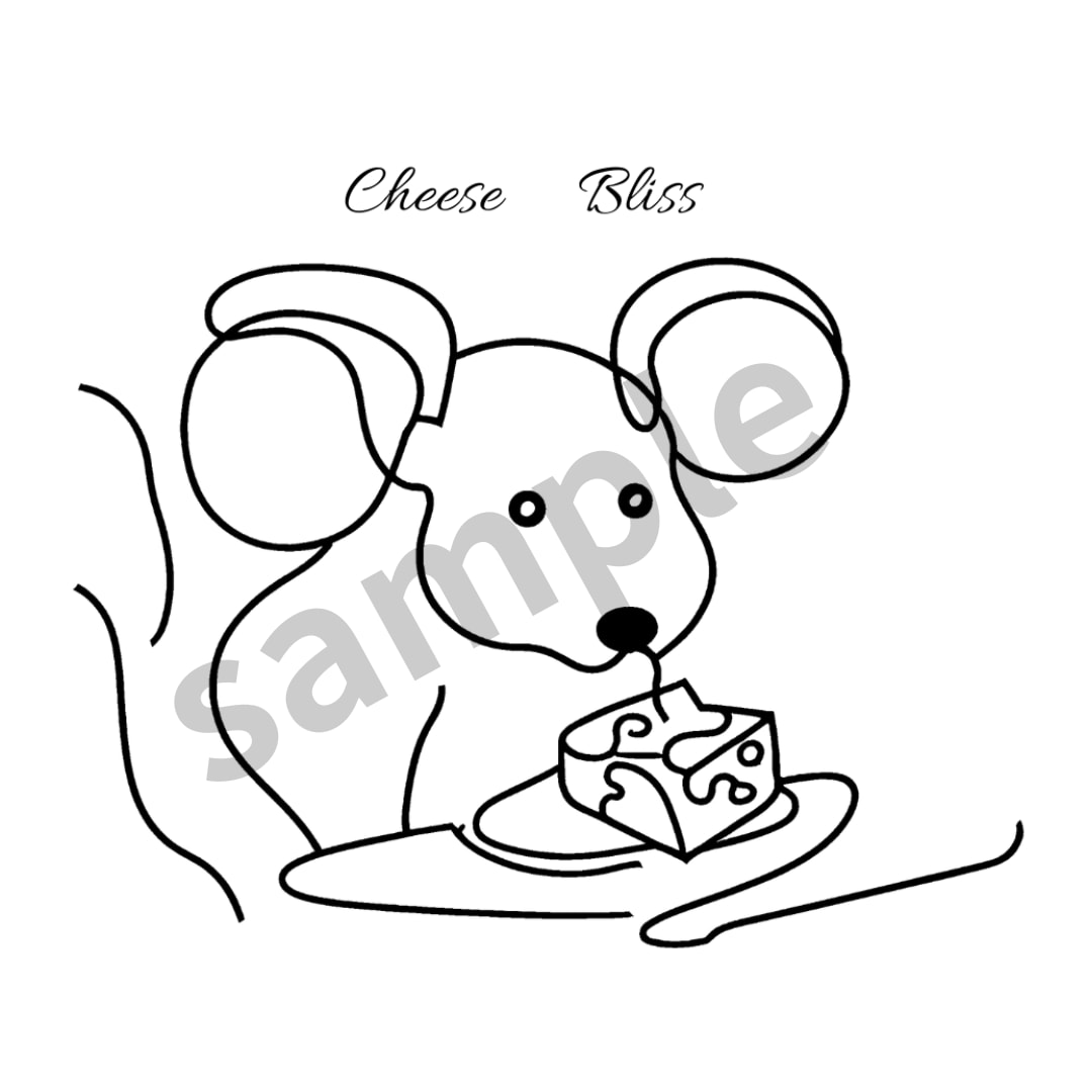 完成品のラインアートをご利用いただけます どこにでも利用できるシンプルなデザインを求めるあなたへ。 イメージ1