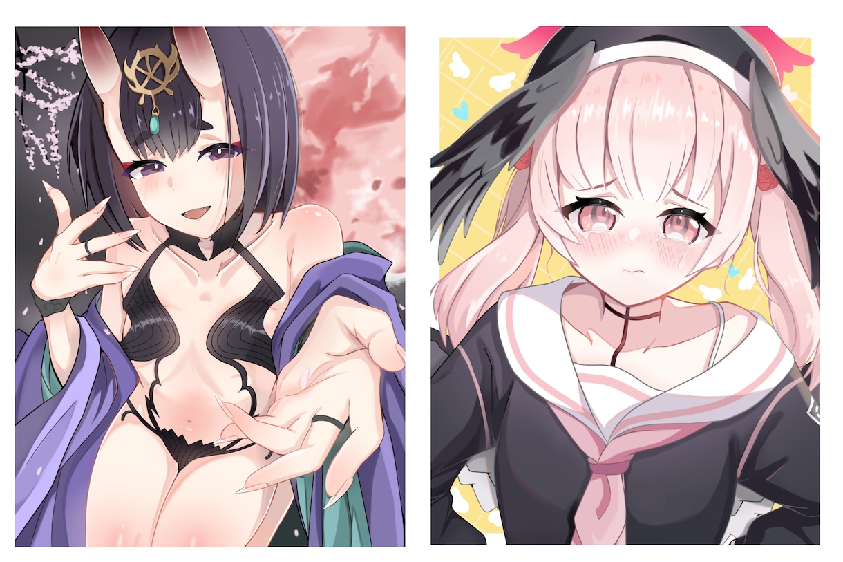 線画の色塗りします！アニメ塗りで仕上げます 線画をお持ちいただくだけでOK！アニメ塗りで丁寧に着彩します イメージ1
