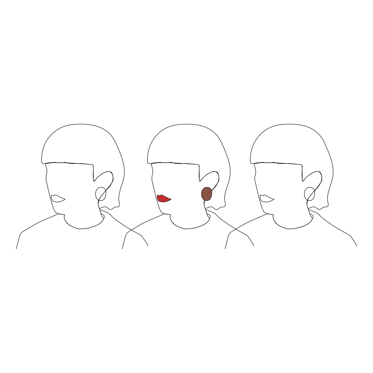 線画アイコン (1名) つくります シンプルでお洒落なアイコンを！ イメージ3