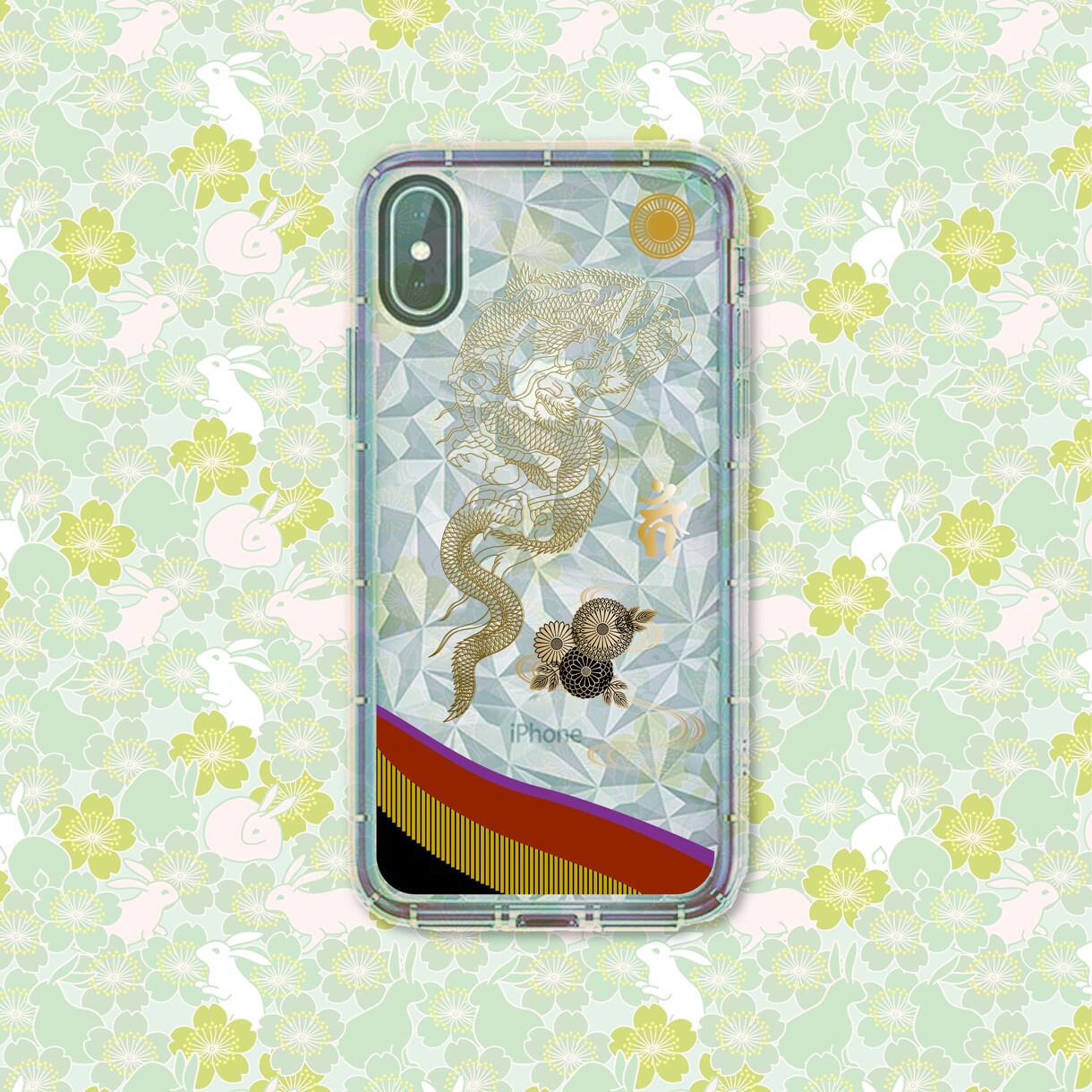 ハンドメイドダイヤモンドケースあります ダイヤモンドケースは柔らかくスマホの色が反映されて綺麗です イメージ5