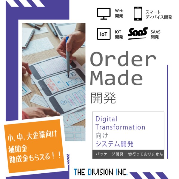 オーダーメイドのウェブシステムを開発します 本物の開発チームで開発します！ イメージ1