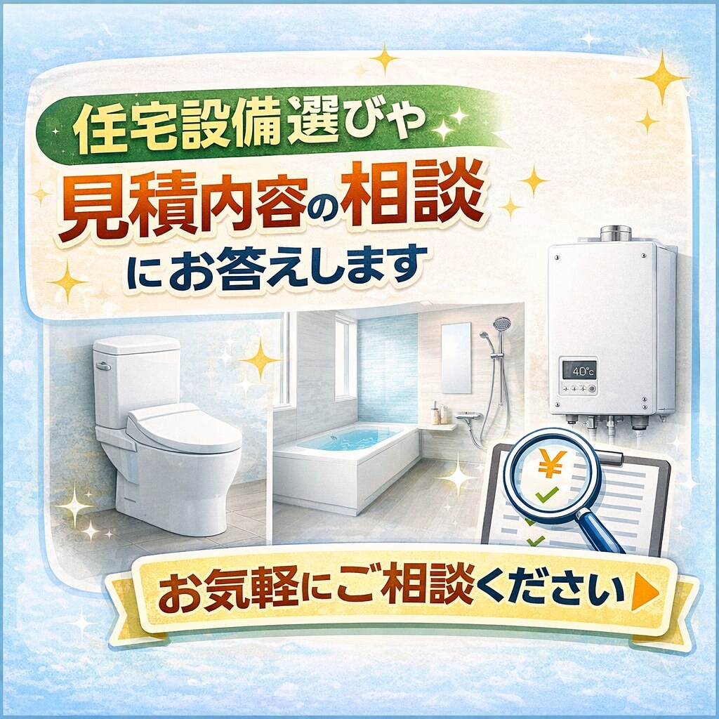 住宅設備選びや見積内容の相談にお答えします 住宅設備の選び方や見積内容を業界経験をもとにアドバイスします イメージ1