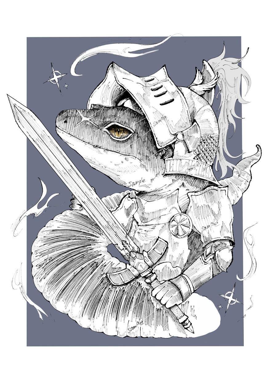 黒白のガサガサタッチでペットイラスト描きます ガサガサとしたタッチでペットちゃんの似顔絵を描きます！！ イメージ3