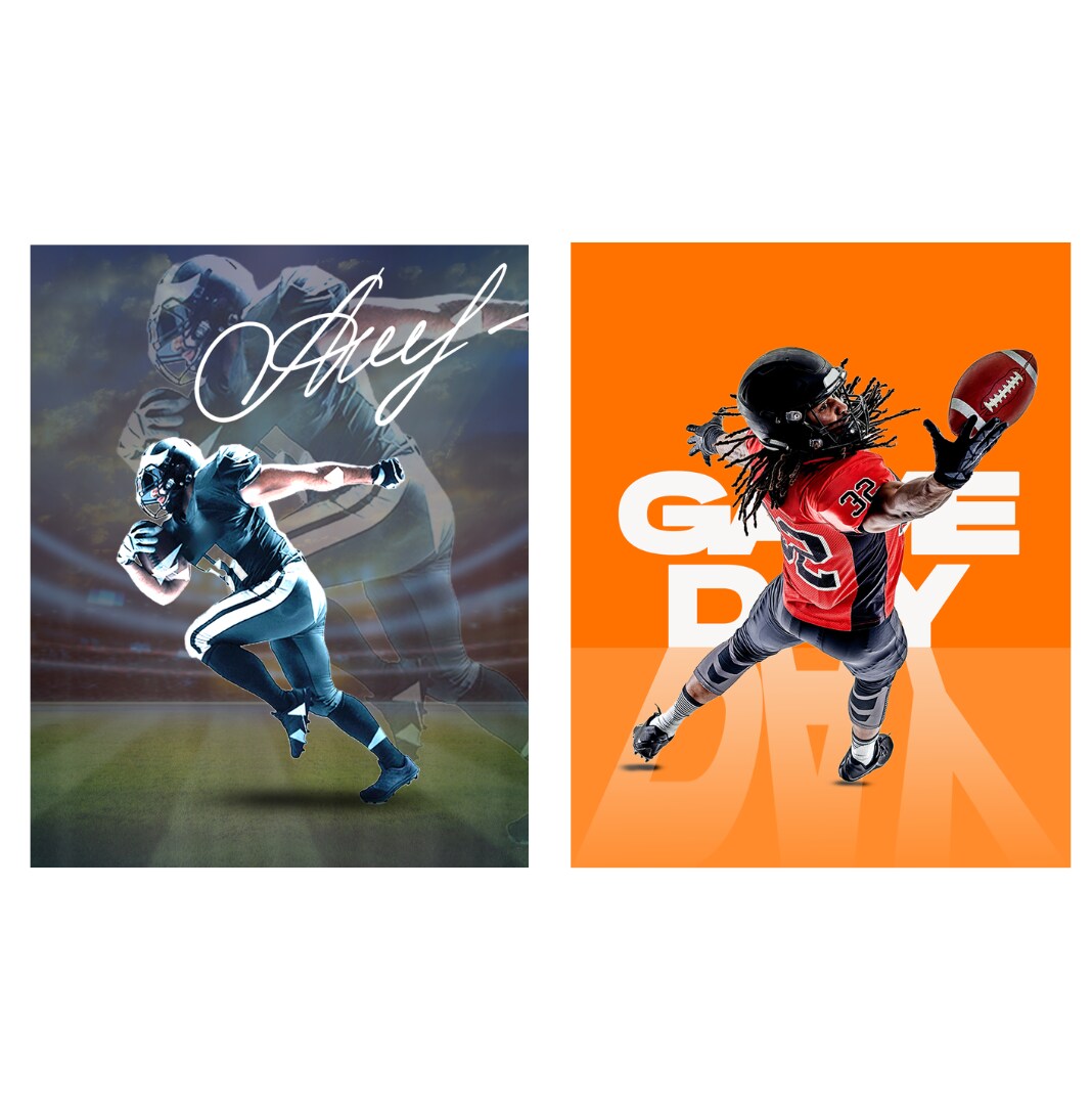 好きなスポーツ選手をかっこいいポスター画像にします お好きな選手、または個人やチーム全体でもOKです！ イメージ1