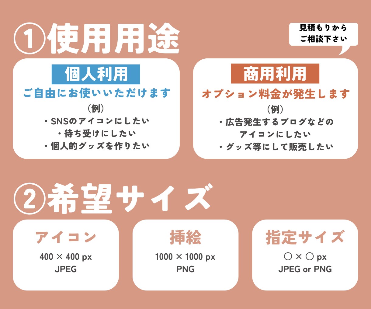 最短即日☆年配の方の似顔絵を描きます 還暦や定年退職、母の日父の日などお祝いのメッセージに添えて☆ イメージ2