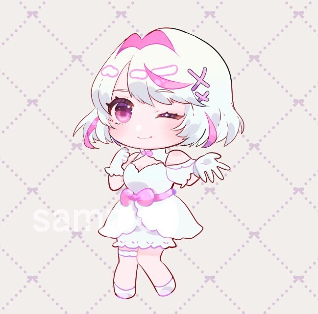 商用利用可、可愛いミニキャラ描きます ミニキャラ、配信用、アイコン、観賞用などに！ イメージ3