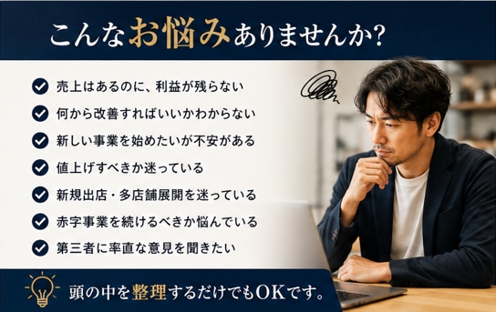 経営者の「どうしたらいい？」を一緒に整理します 業種・内容問わず、何でも経営相談・壁打ち60分 イメージ2