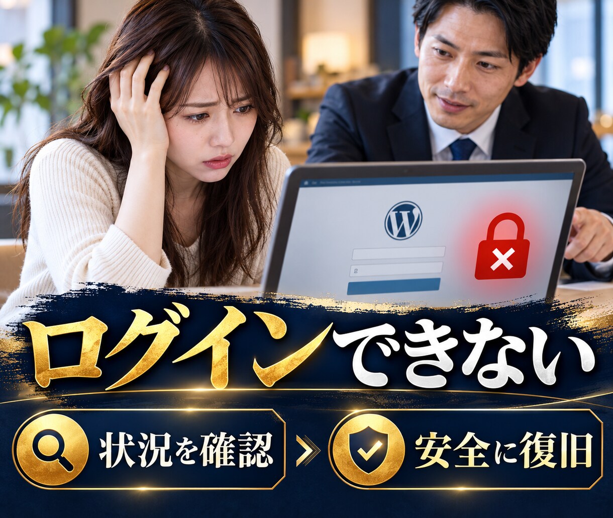 WordPressのエラー・不具合を復旧します 真っ白・500エラー・ログイン不可を原因から復旧 イメージ4