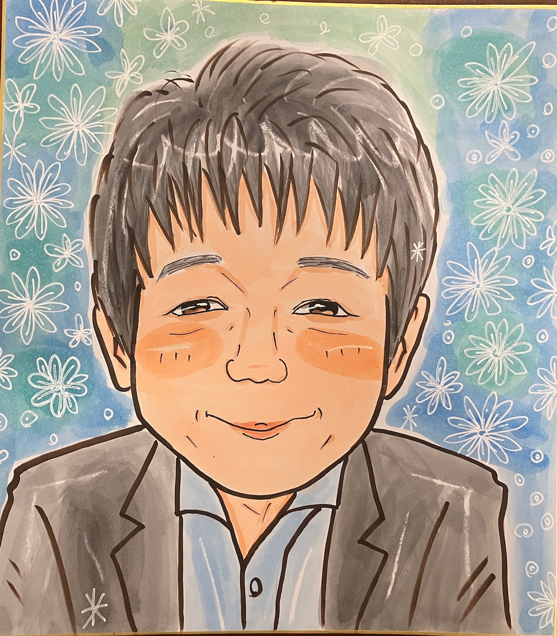 水彩絵の具で手描きのアイコン作成します 唯一無二の手描きアイコンです　ペットちゃんでも描けます イメージ2