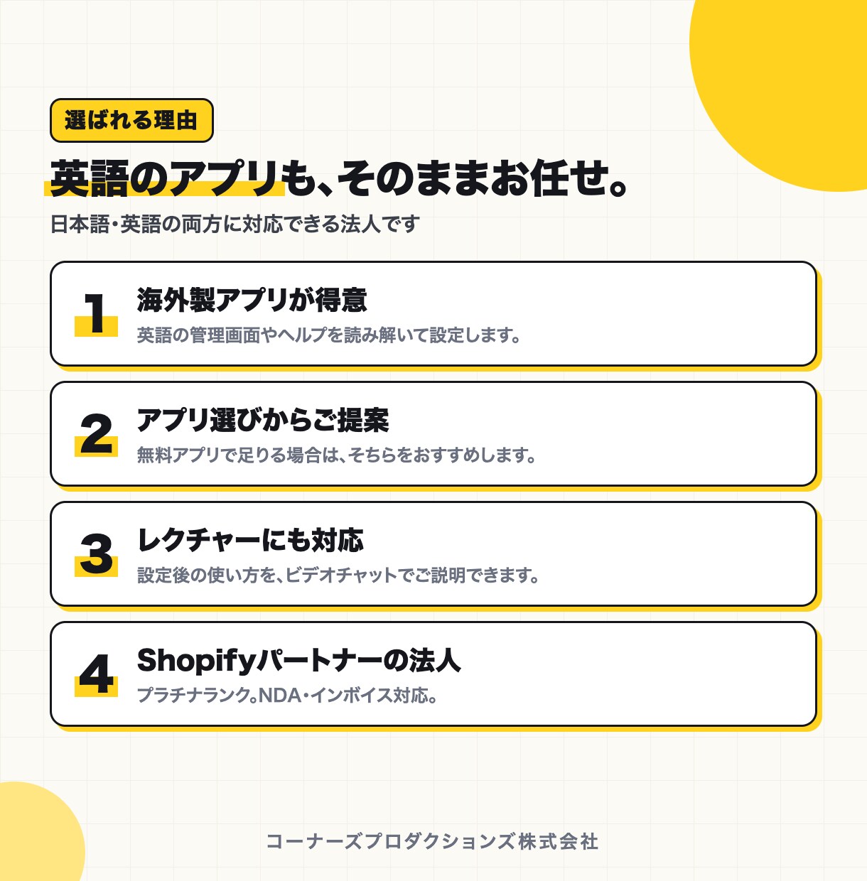 Shopifyのアプリ設定・商品登録を代行します 英語アプリも対応｜メール・配送・会員価格の設定を丸ごと イメージ3