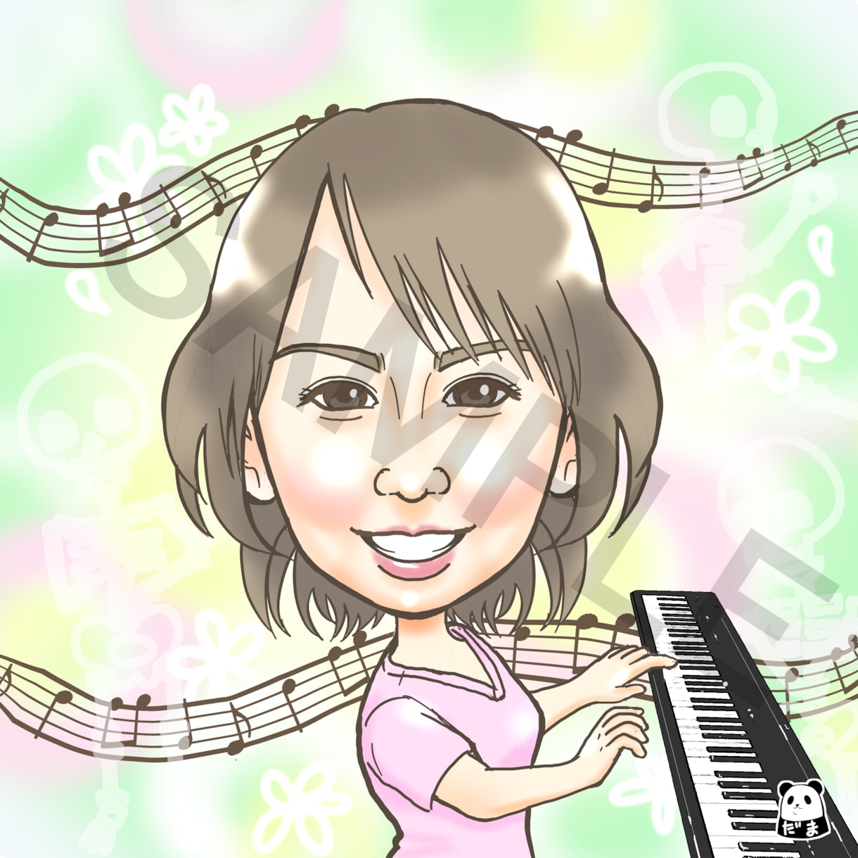 可愛くてそっくりな似顔絵描きます 記念日・お祝い・プレゼント用に！似顔絵を作成します！ イメージ2