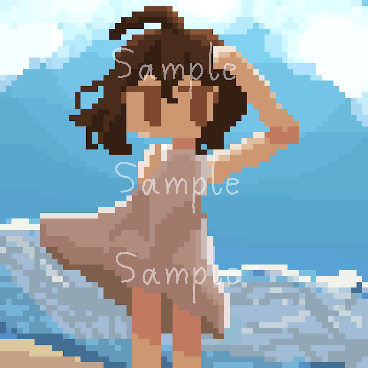 ドット絵制作します 12差分付き、ゲームのキャラチップや動画のドット絵等に！ イメージ7