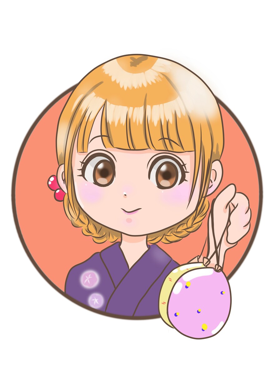 商用可〇SNSで目立つアイコン描きます 小物1点無料♪アイコンの丸枠にぴったり！オンリー1のイラスト イメージ4