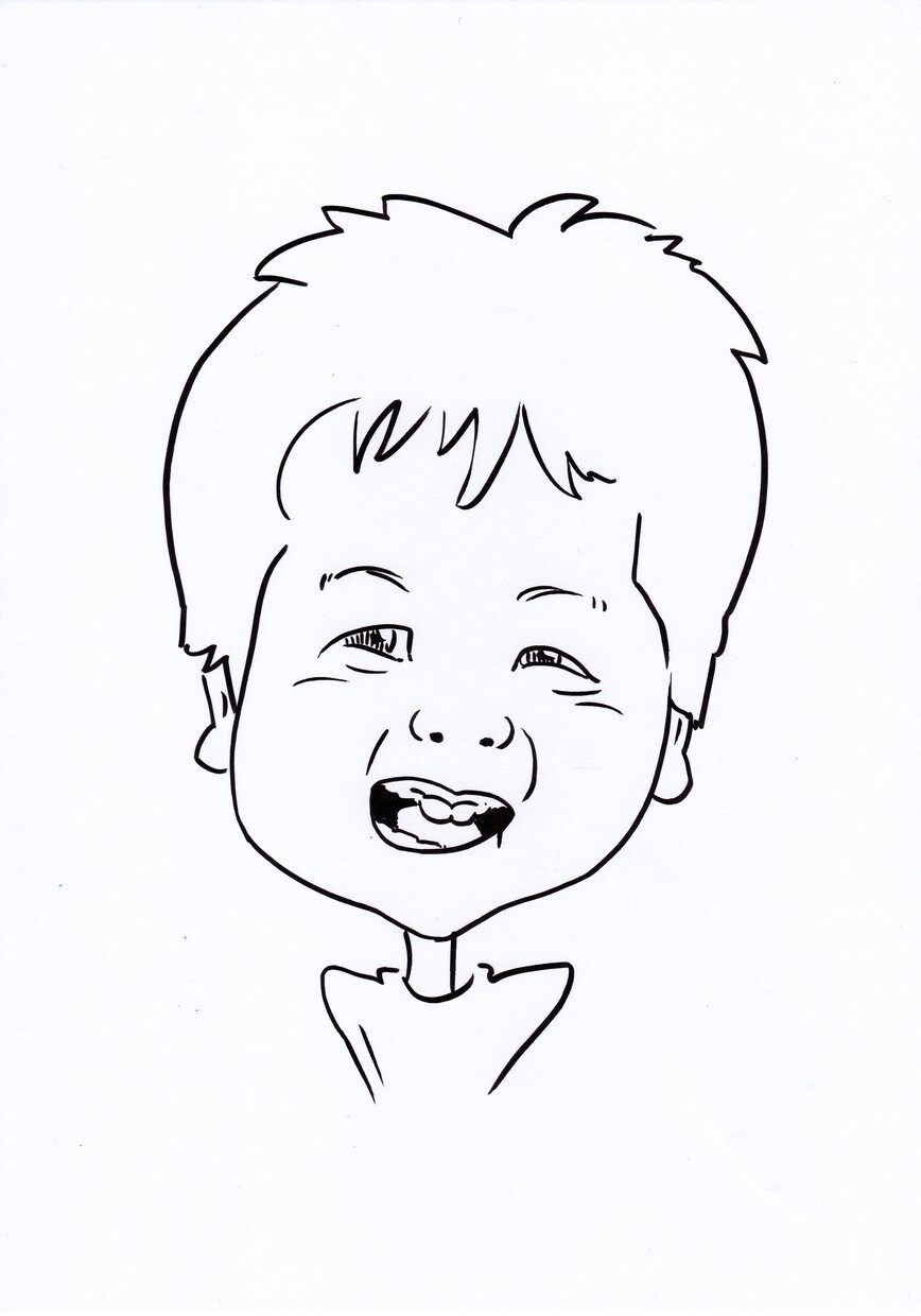 シンプルで楽しい似顔絵お描きします シンプルで、面白い似顔絵はいかがでしょうか。 イメージ2