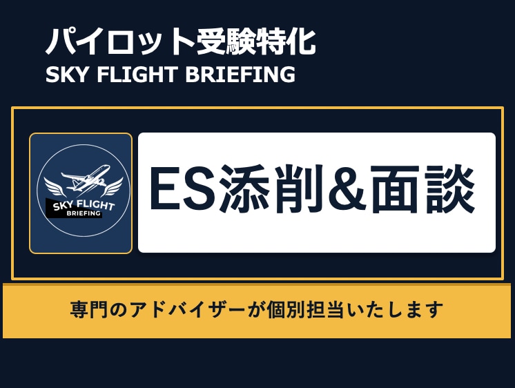 パイロット受験ES添削とフィードバック面談します 航空現場のリアル×大手ビジネス思考で面接官に響くESへ イメージ1