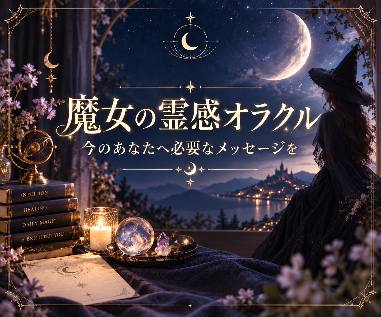 魔女の霊感オラクル｜今あなたに必要な一枚を引きます 少し背中を押してほしい日に。魔女の知恵を一枚だけお届けします イメージ1