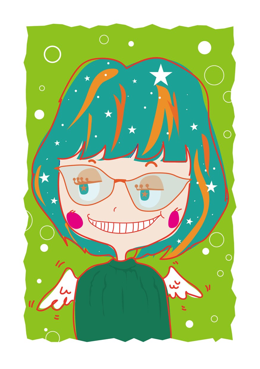 あなたをPOPなキャラに仕上げます 他とは違う個性的な似顔絵を表現します。 イメージ10