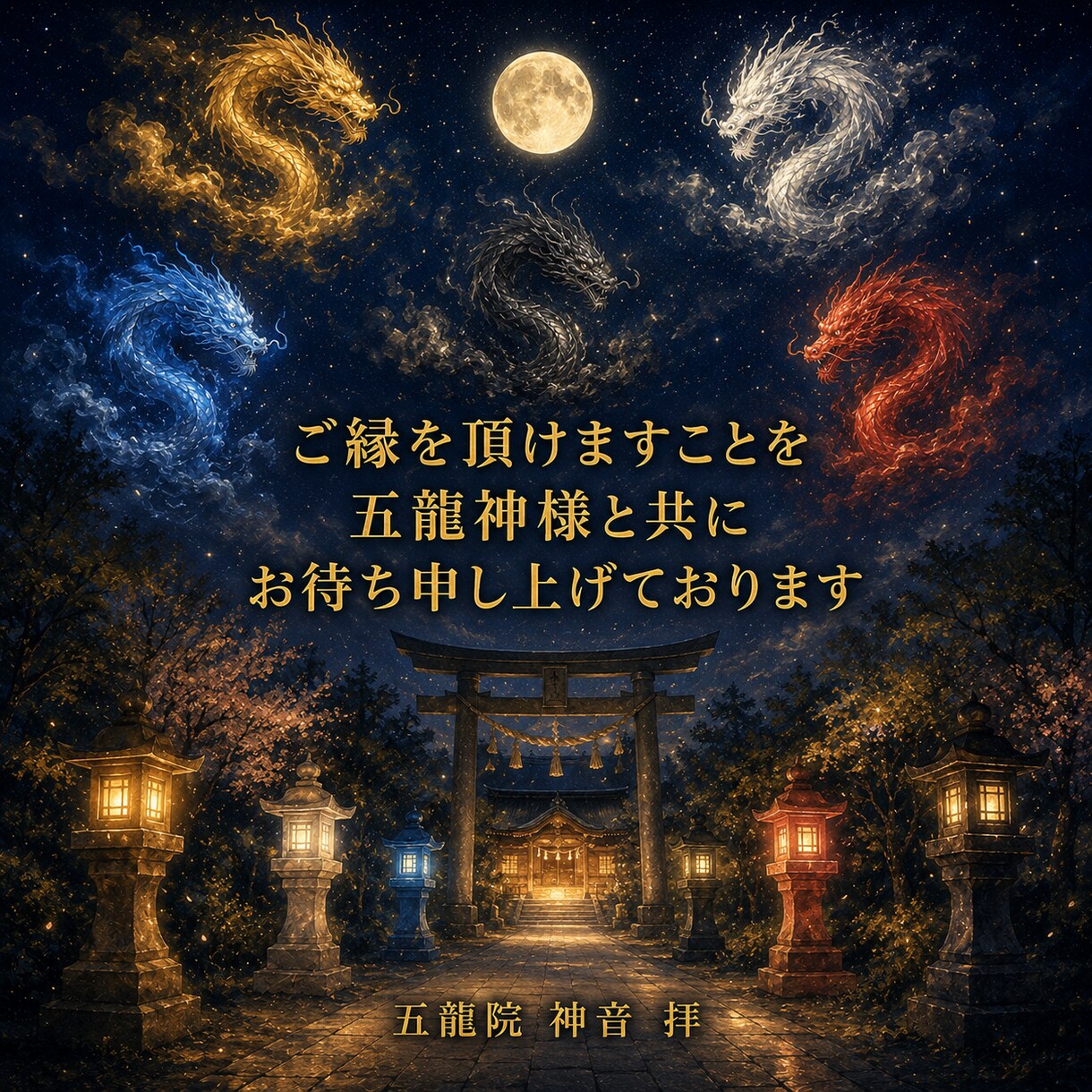 五龍神鑑定であなたの運気の流れをお伝えします あなたを導く龍神様と整えるべき気の流れを五龍神に伺います イメージ6