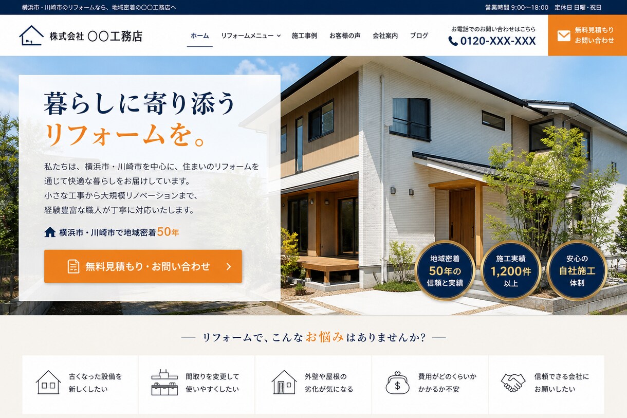 ドメイン込みホームページを5ページ作成します 公開後3ヶ月分のサーバーとドメイン込み イメージ7